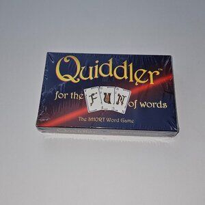 NEW Quiddler Short Word Game Cards Instructions FACTORY SEALED